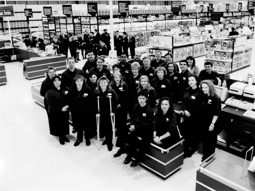 The original Richmond Officeworks team.